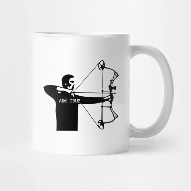 Aim True Mug by Eric J Rhoades